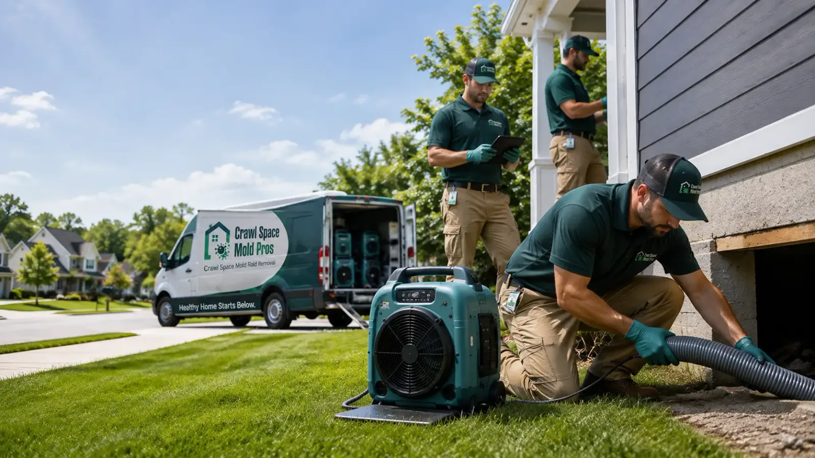 Crawl Space Mold Removal in Buffalo, OH